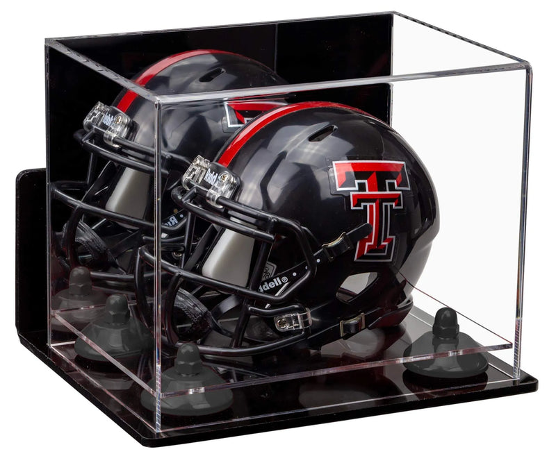 mini football helmet display case for sale at better display cases