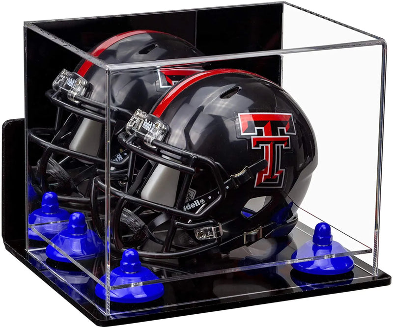 mini football helmet display case for sale at better display cases