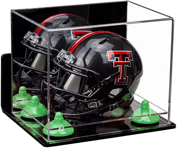 mini football helmet display case for sale at better display cases