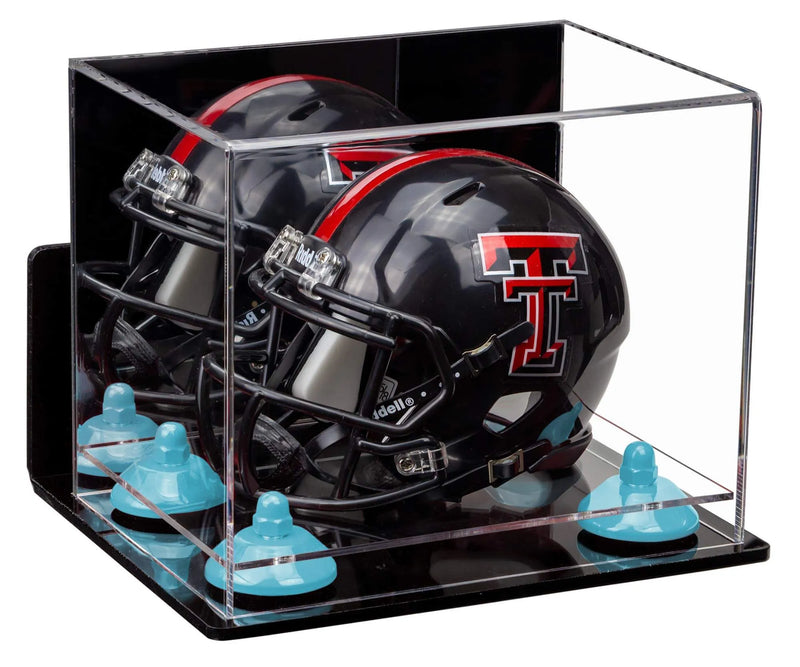 mini football helmet display case for sale at better display cases