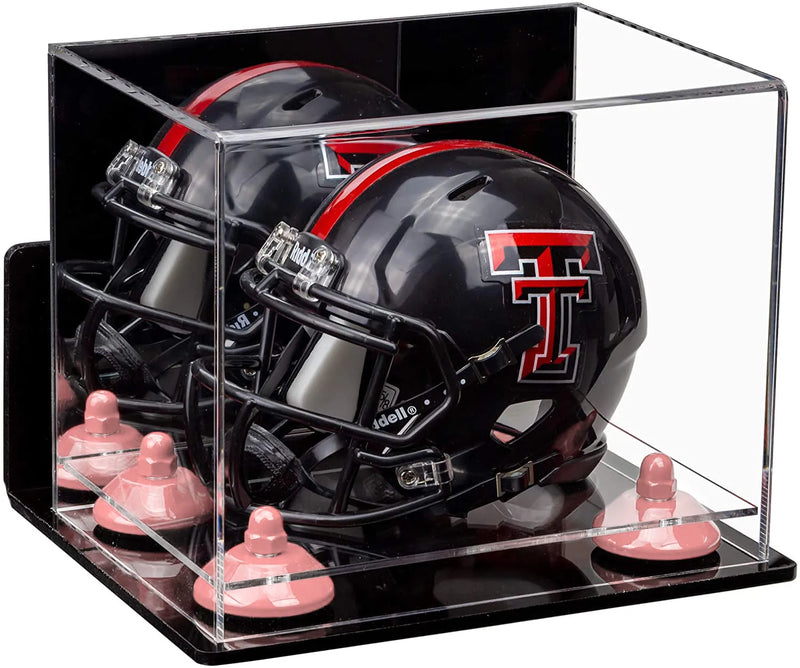 mini football helmet display case for sale at better display cases