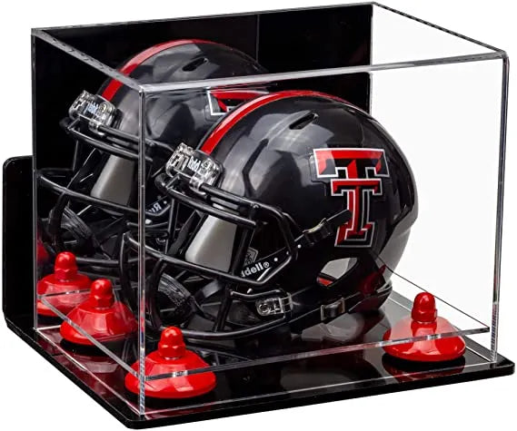 mini football helmet display case for sale at better display cases