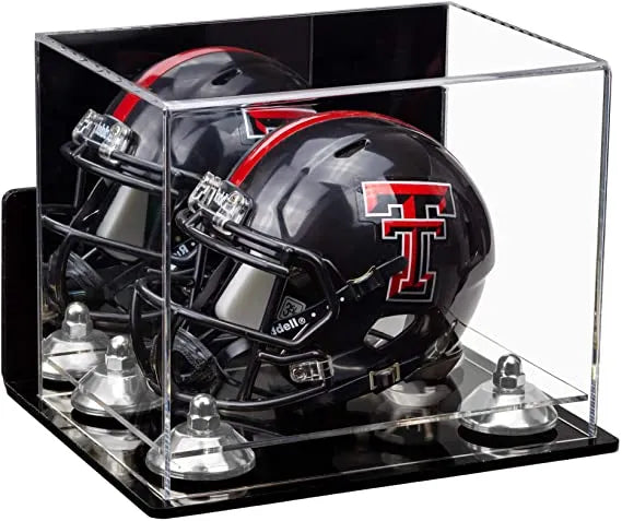 mini football helmet display case for sale at better display cases