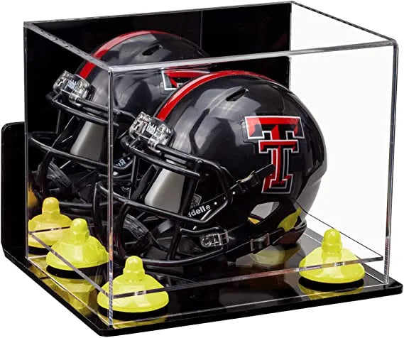 mini football helmet display case for sale at better display cases