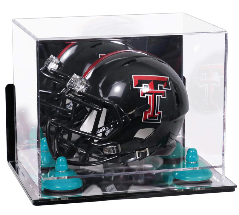 mini football helmet display case for sale at better display cases