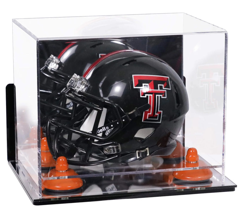 mini football helmet display case for sale at better display cases