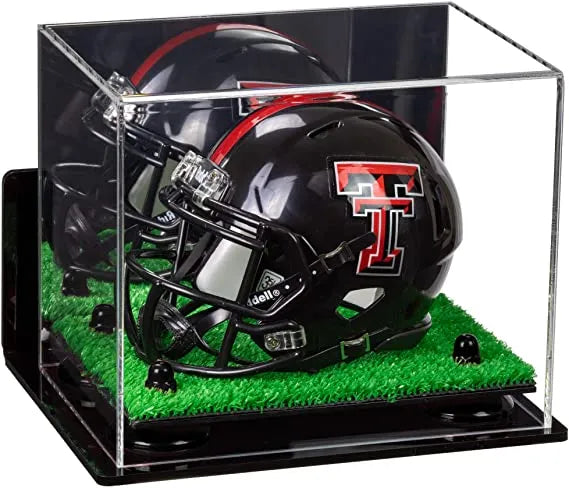 helmet display case for sale at better display cases