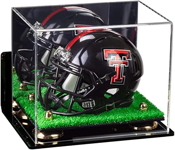 helmet display case for sale at better display cases