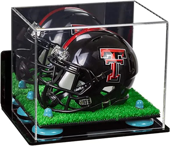 helmet display case for sale at better display cases