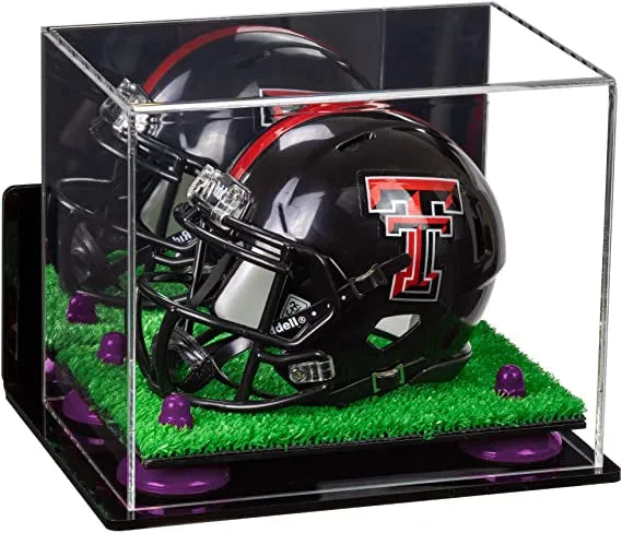 helmet display case for sale at better display cases