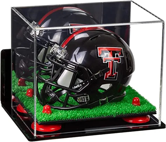 mini football helmet display case for sale at better display cases