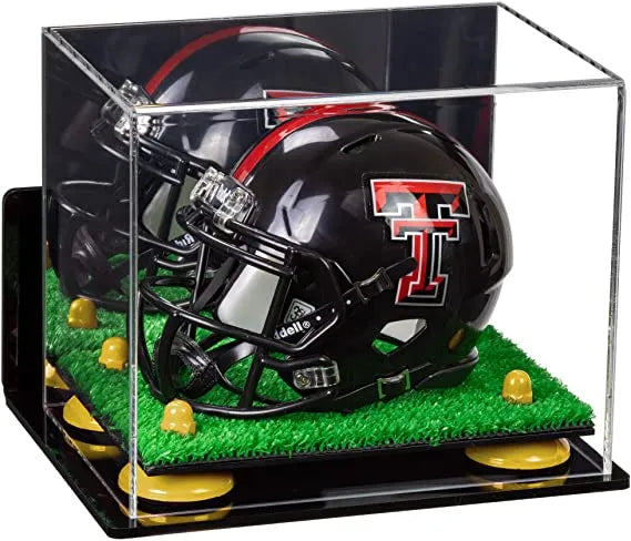 helmet display case for sale at better display cases