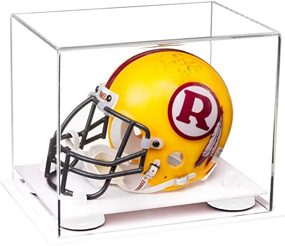 mini football helmet display case for sale at better display cases