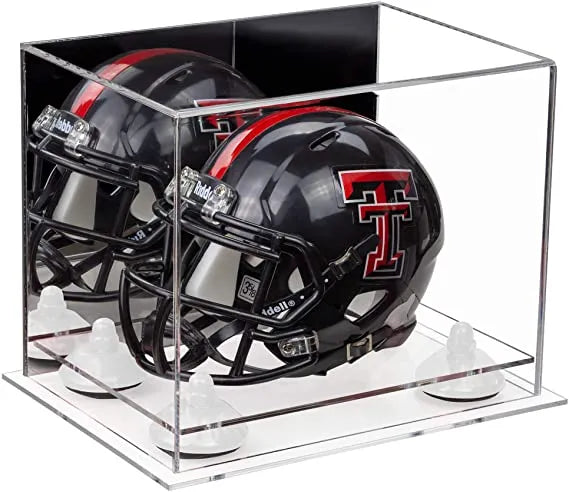 mini football helmet display case for sale at better display cases