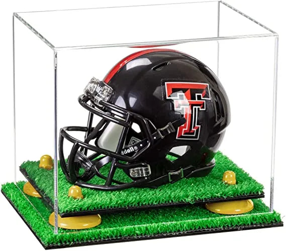 helmet display case for sale at better display cases