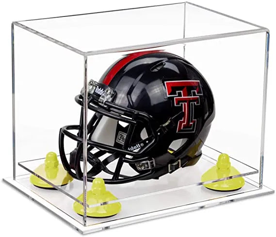 mini football helmet display case for sale at better display cases