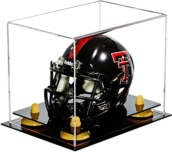 mini football helmet display case for sale at better display cases