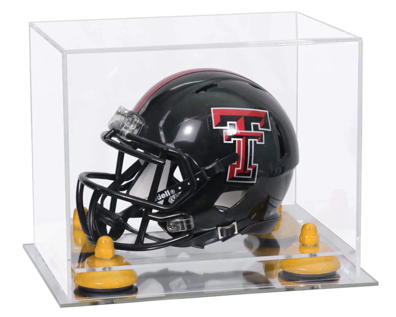 mini football helmet display case for sale at better display cases