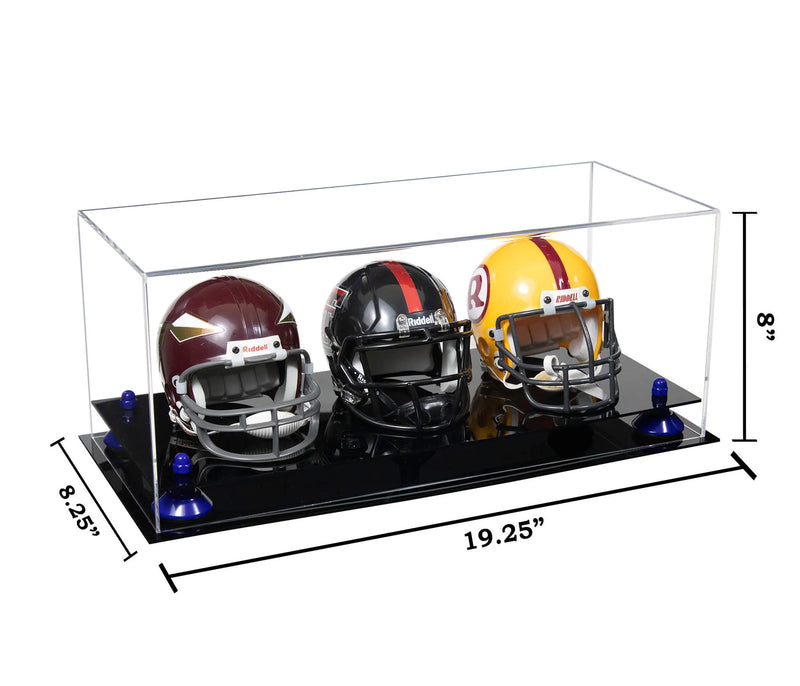 mini helmet and football display case for sale on Better Display Cases