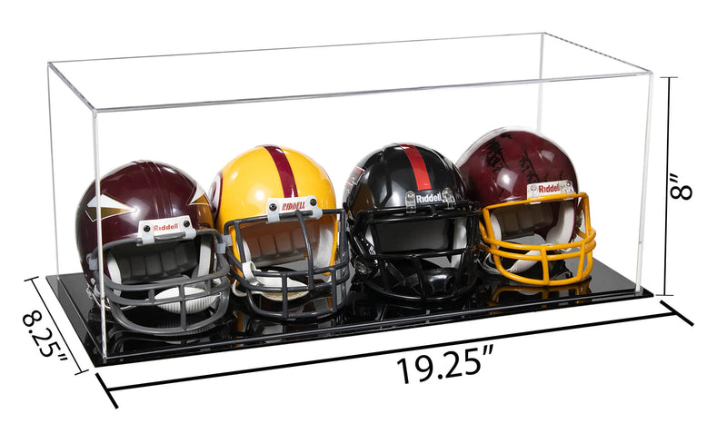 mini helmet and football display case for sale on Better Display Cases