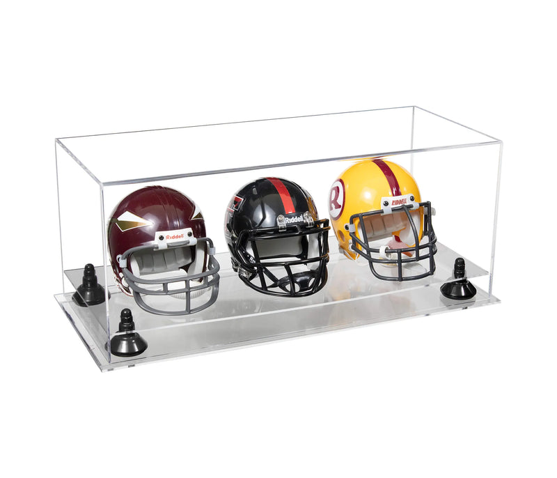 mini helmet and football display case for sale on Better Display Cases