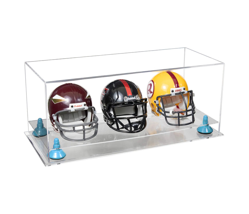 mini helmet and football display case for sale on Better Display Cases