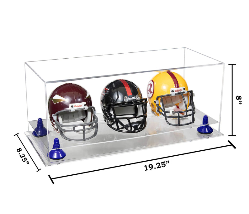 mini helmet and football display case for sale on Better Display Cases