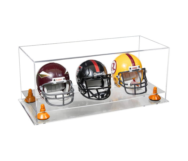 mini helmet and football display case for sale on Better Display Cases