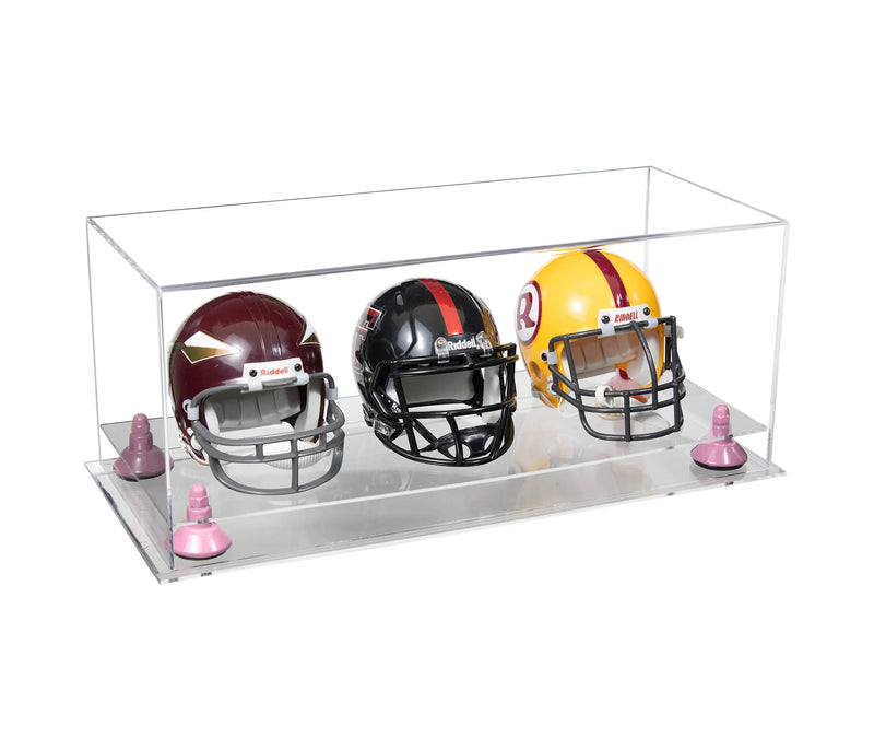 mini helmet and football display case for sale on Better Display Cases