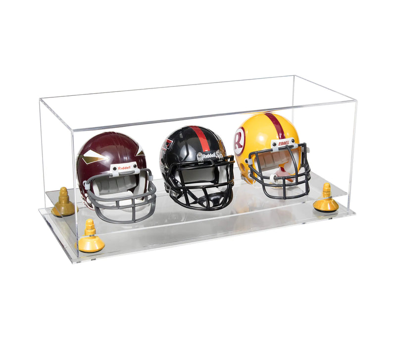 mini helmet and football display case for sale on Better Display Cases