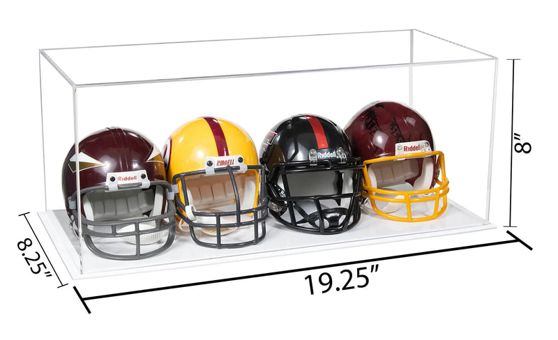 mini helmet and football display case for sale on Better Display Cases