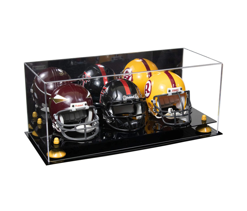 mini helmet and football display case for sale on Better Display Cases