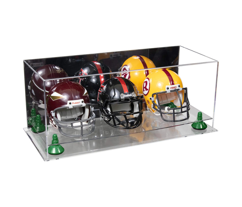 mini helmet and football display case for sale on Better Display Cases