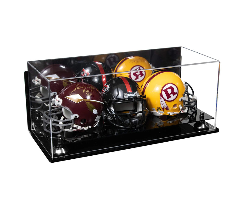 mini helmet and football display case for sale on Better Display Cases