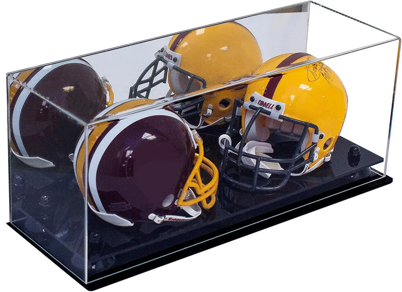 mini helmet and football display case for sale at better display cases