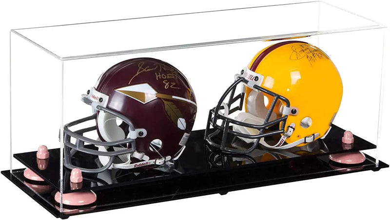 mini helmet and football display case for sale at better display cases