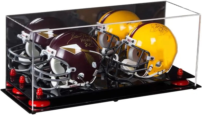 mini helmet and football display case for sale at better display cases