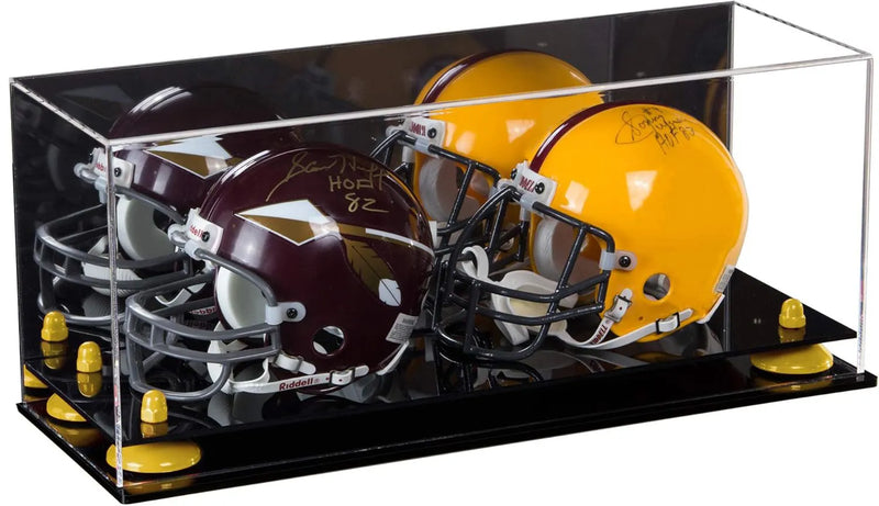 helmet display case for sale at better display cases