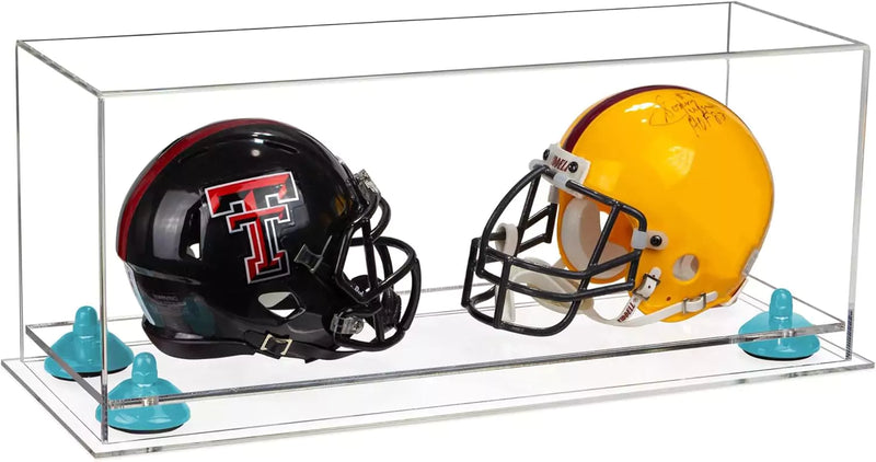 mini helmet and football display case for sale at better display cases