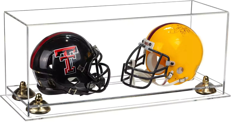 mini helmet and football display case for sale at better display cases