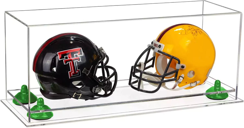 mini helmet and football display case for sale at better display cases