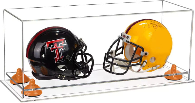 mini helmet and football display case for sale at better display cases