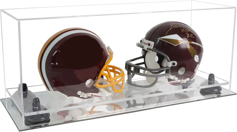 mini helmet and football display case for sale at better display cases