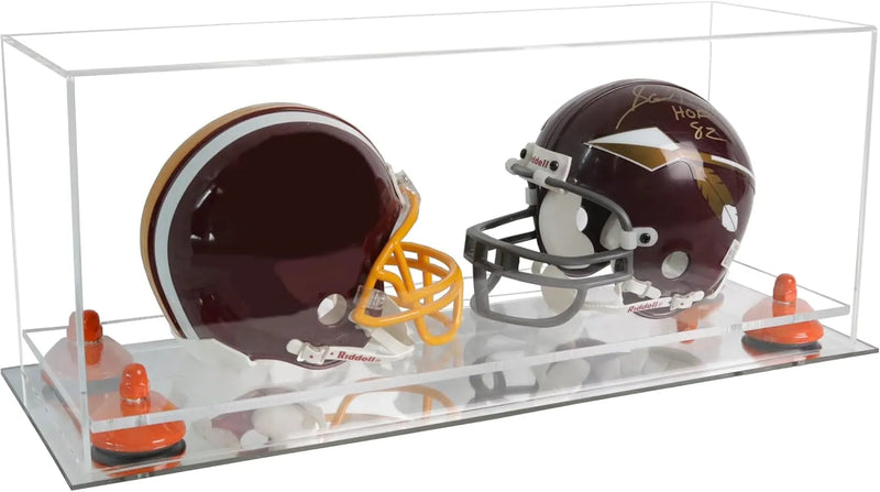 mini helmet and football display case for sale at better display cases