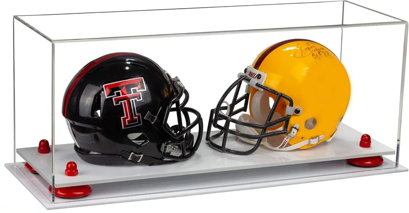 mini helmet and football display case for sale at better display cases