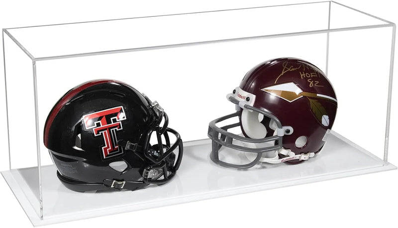 mini helmet and football display case for sale at better display cases