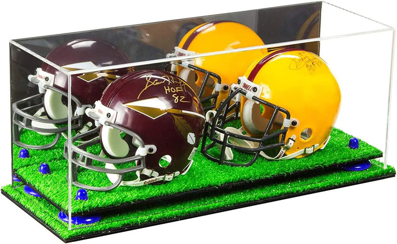 mini helmet and football display case for sale at better display cases