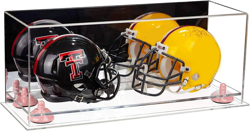 mini helmet and football display case for sale at better display cases