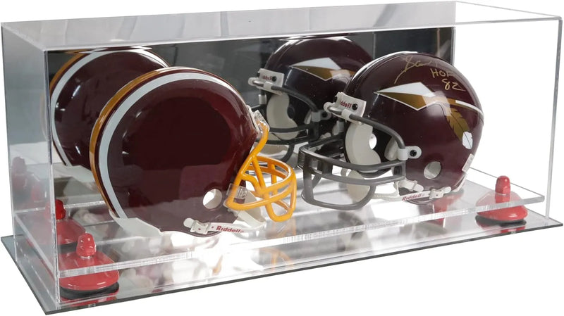 mini helmet and football display case for sale at better display cases