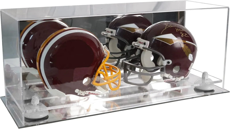 mini helmet and football display case for sale at better display cases